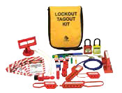 UNIFORM SAFETY ELECTRICIAN POUCH LOCKOUT KIT